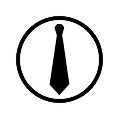 Obraz premium Necktie icon isolated on transparent background