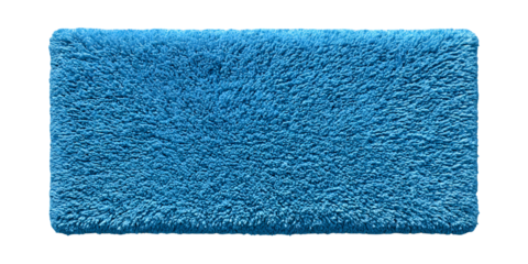 Azure Bath Mat: Soft Texture and Comfort for a Cozy Bathroom Experience