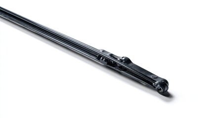 Close-up of a car windshield wiper blade