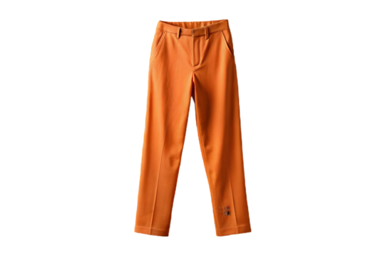6178 orange pants isolated on a transparent background