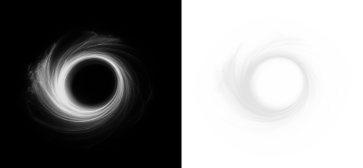 Blue spiral vortex turbine transparent whirlpool air fan rotation stream current smoke energy circular tornado design flow isolated background wind vector