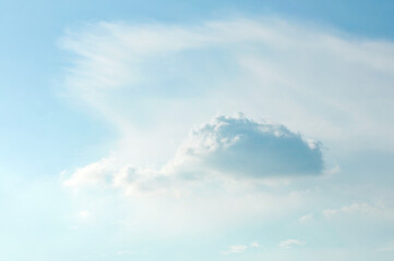 blue sky with clouds