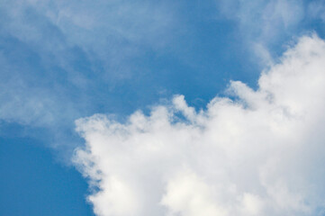 blue sky with clouds