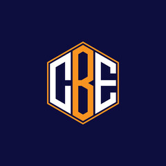 Modern Hexagon Monogram Logo Design – Geometric Lettermark Vector Template