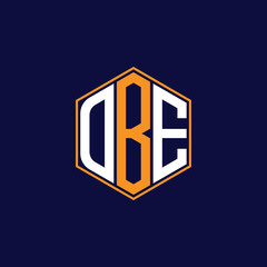 Modern Hexagon Monogram Logo Design – Geometric Lettermark Vector Template