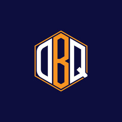 Modern Hexagon Monogram Logo Design – Geometric Lettermark Vector Template