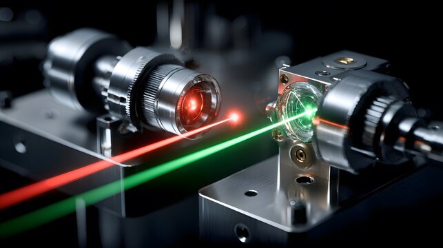 Understanding laser technology red and green beams in scientific research and development process