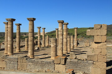 Fototapeta premium Baelo Claudia, ancient Roman town of Hispania, near Tarifa (in southern Spain).
