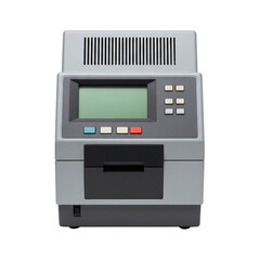 Retro gray electronic office or lab machine