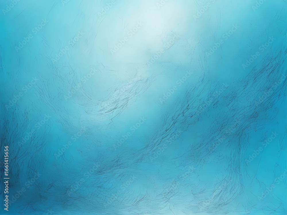 Poster abstract blue ethereal background with fine cracks and soft mist texture ai