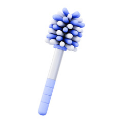 toilet brush 3d illustration