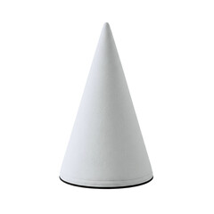 Fototapeta premium White felt cone shape or party hat