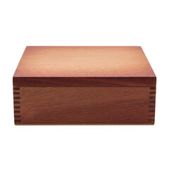 Wooden keepsake box with dovetail joints