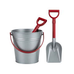 Childs beach bucket and spade toy set