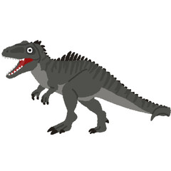 ギガノトサウルスのイラスト