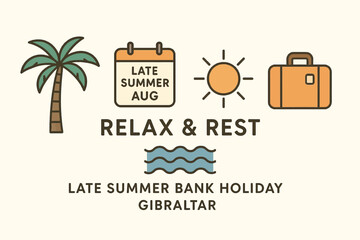 Late Summer Bank Holiday Gibraltar Relax and Rest Travel Vacation