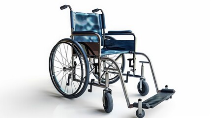 Fototapeta premium Modern Mobility: Wheelchair Isolated on White