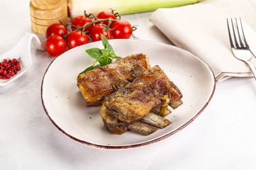 Roasted Lamb ribs with spices