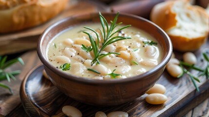 Tuscan Comfort: Creamy Cannellini Bean Soup