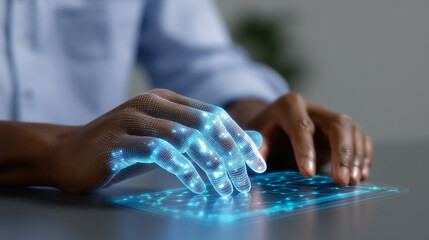 AI Model Compression Techniques for Holographic Interfaces