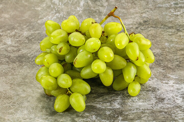 Green juicy sweet ripe Grape bunch
