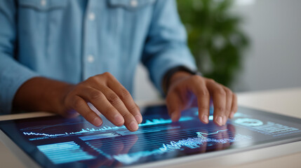 Futuristic Dashboard for Competitive Intelligence and Market Analysis