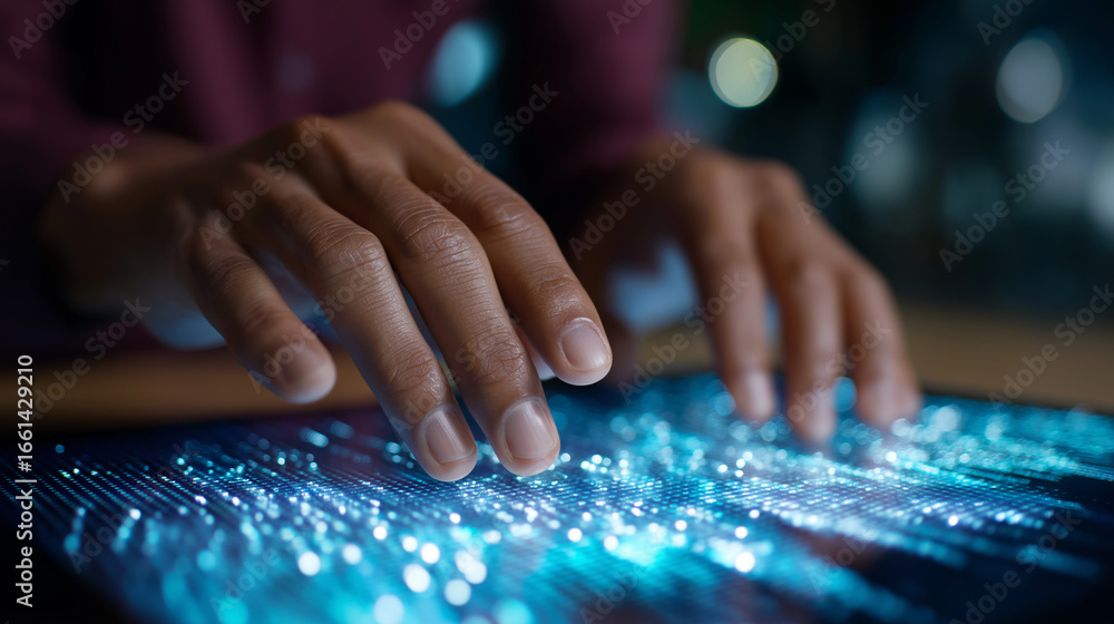 Poster exploring large datasets with holographic data mining tools