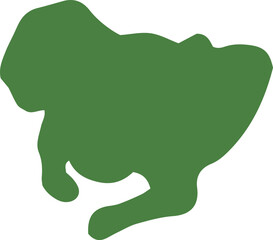 手描きのゆるい愛知県の地図イラスト