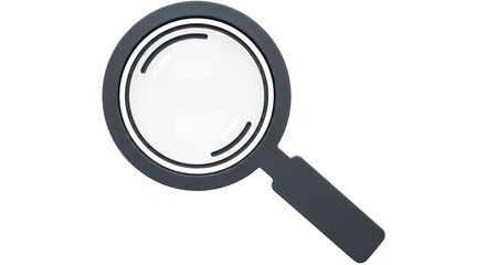 Isolated Magnifying Glass