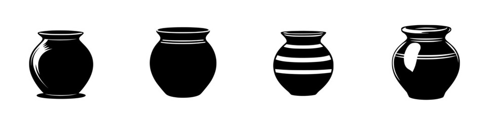 Various pottery shapes and designs displayed on a neutral background showcasing craftsmanship and artistic styles