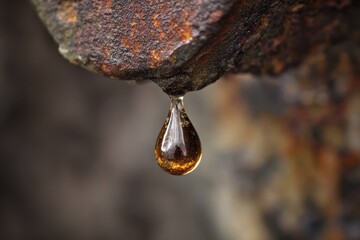 Obraz premium Mercury Drop: A Chemical Chemistry Background with Dense Element Droplet