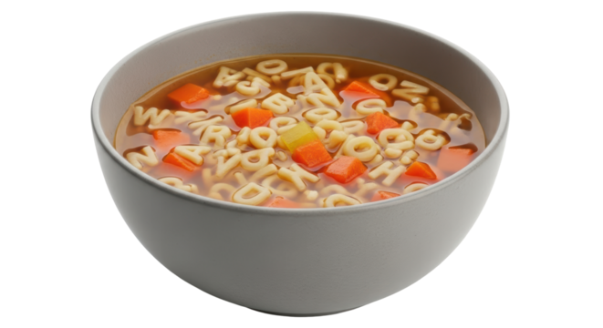 Isolated Alphabet Soup
