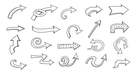 Unique arrow collection for creative designs, perfect for presentations and eye-catching marketing materials today