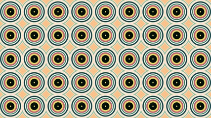 circle motif, circle pattern, symmetrical, circle lines, wall wallpaper, HD