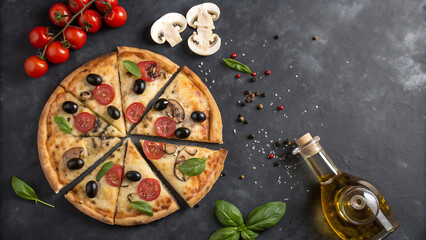 Pizza verities way to slice.