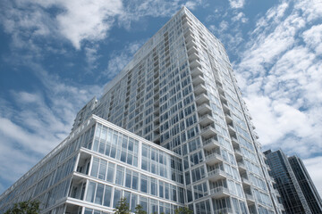 Fototapeta premium explore modern architectural facades that emphasize innovation and technology in construction