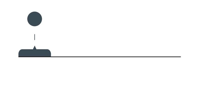 A clean and modern 5-step animated infographic template designed for business presentations, educational content, and marketing materials.