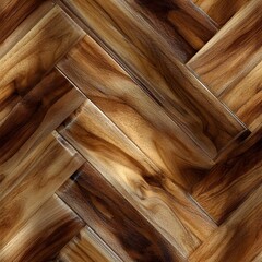 Seamless Top View Herringbone Wooden Parquet Floor Texture Design