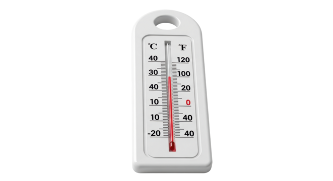 Isolated Thermometer