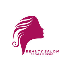 Simple and elegant Beauty women logo design vector template