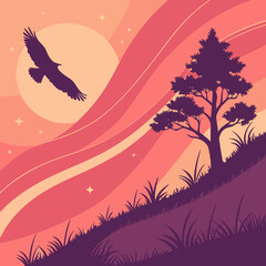 Futuristic Gradient Flow Abstract Vector 1