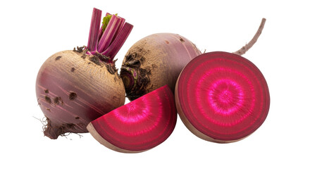Isolated Beets with Slices