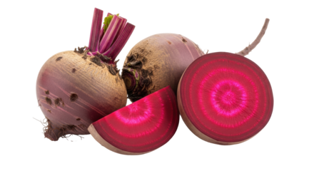Isolated Beets with Slices