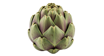 Fototapeta premium Isolated Fresh Artichoke on White Background