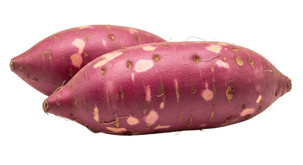 Isolated Purple Sweet Potatoes