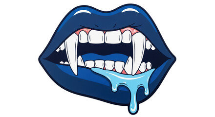 Isolated Vampire Mouth