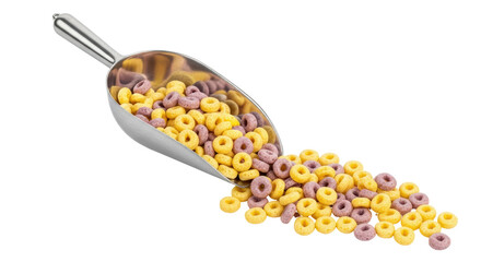Isolated Cereal Rings with Scoop