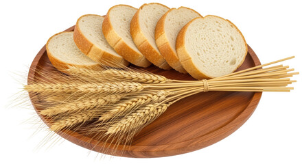 Isolated Sliced Bread