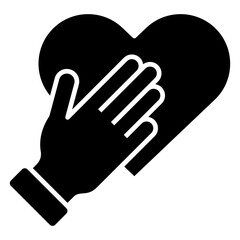 Obraz premium Honesty Glyph Icon