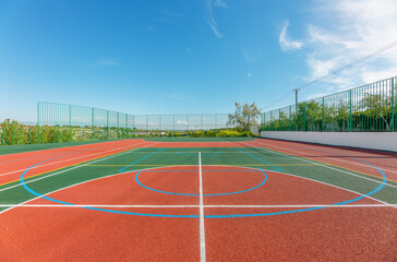 sports stadium, tennis field